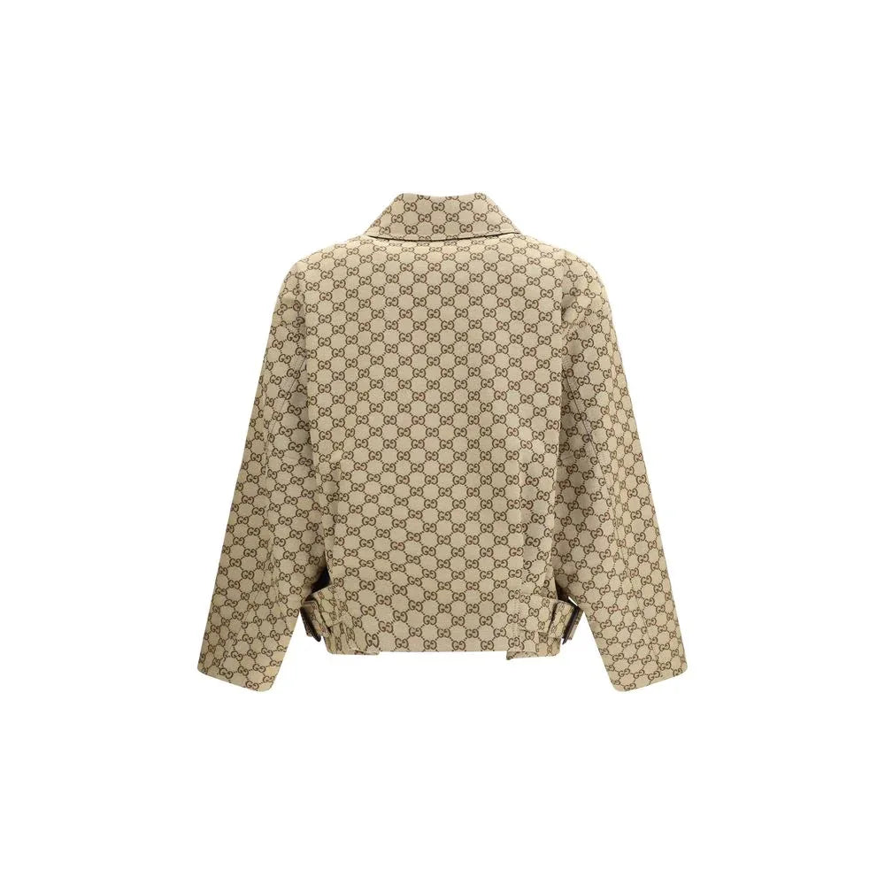 Gucci Beige Cotton Bomber - Zeiniez