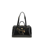 Dolce & Gabbana Black Calf Leather Bos Taurus Shoulder Bag - Zeiniez