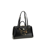Dolce & Gabbana Black Calf Leather Bos Taurus Shoulder Bag - Zeiniez