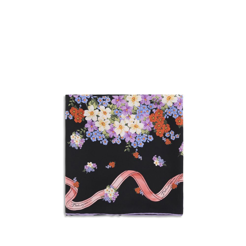 Dolce & Gabbana Multicolor Silk Scarf - Zeiniez