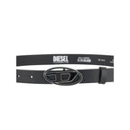 Diesel Black Calf Leather Bos Taurus Regular Belt - Zeiniez
