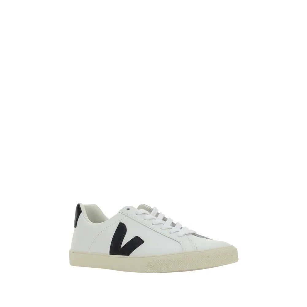 Veja White Calf Leather Bos Taurus Low Top Sneakers - Zeiniez