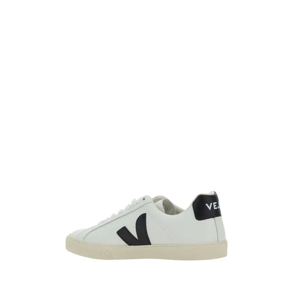 Veja White Calf Leather Bos Taurus Low Top Sneakers - Zeiniez