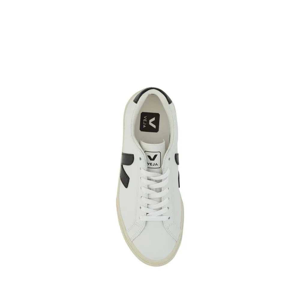 Veja White Calf Leather Bos Taurus Low Top Sneakers - Zeiniez