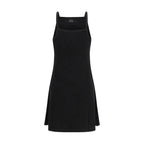 Courrèges Black Viscose Casual Dress - Zeiniez