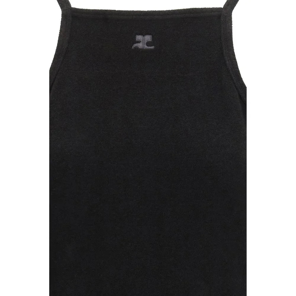 Courrèges Black Viscose Casual Dress - Zeiniez