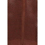 Brunello Cucinelli Bordeaux Cotton Sweatshirt
