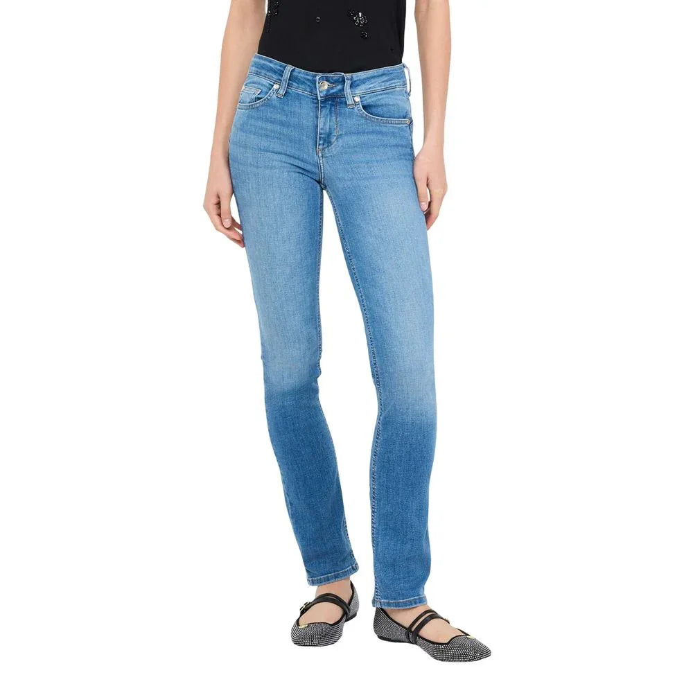 Liu Jo Light Blue Cotton Skinny Jeans - Zeiniez