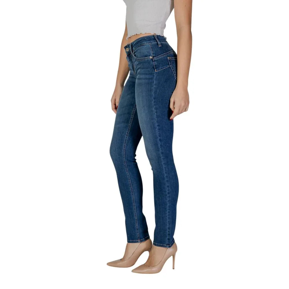 Liu Jo Blue Cotton Skinny Jeans - Zeiniez