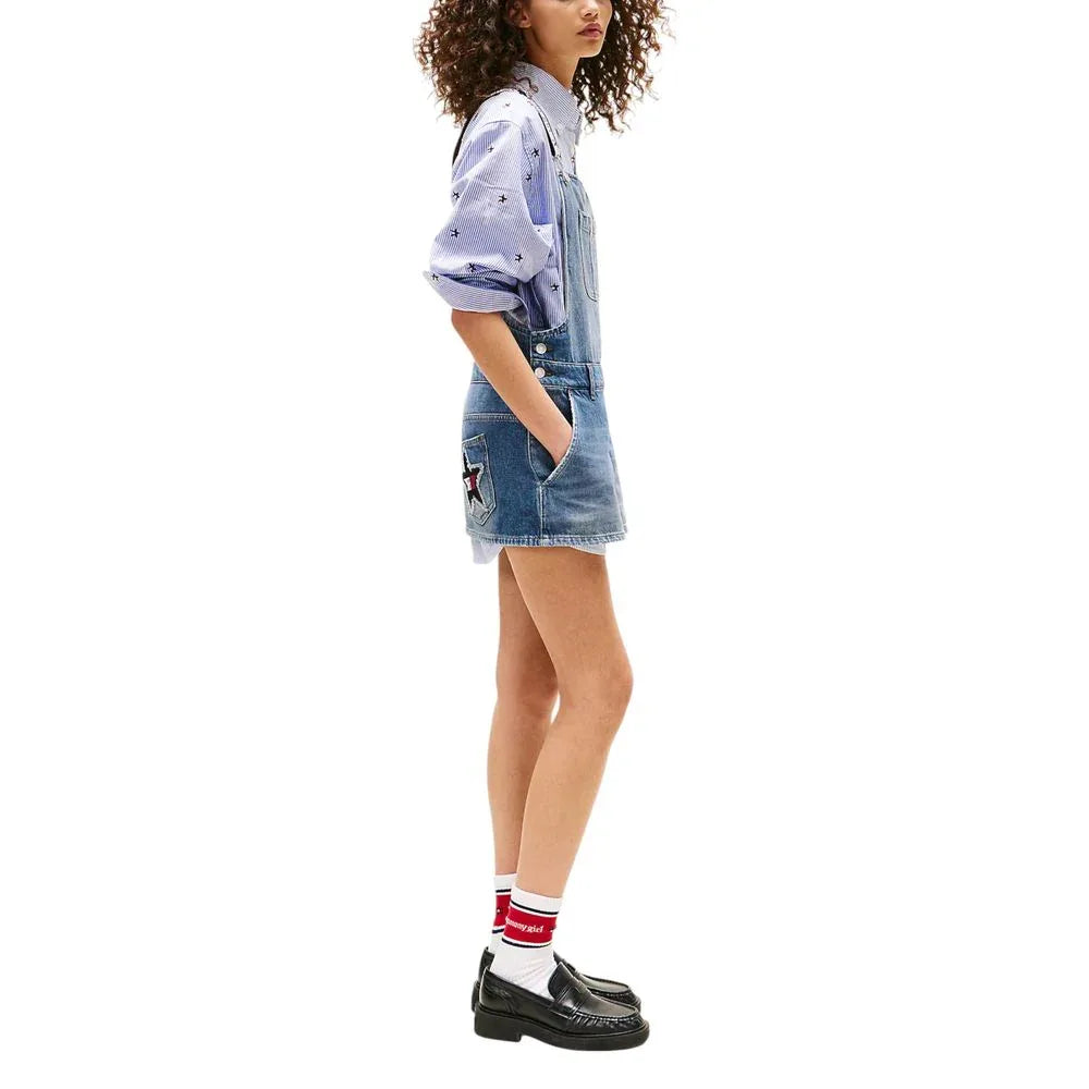 Tommy Hilfiger Jeans Blue Recycled Cotton Rompers - Zeiniez