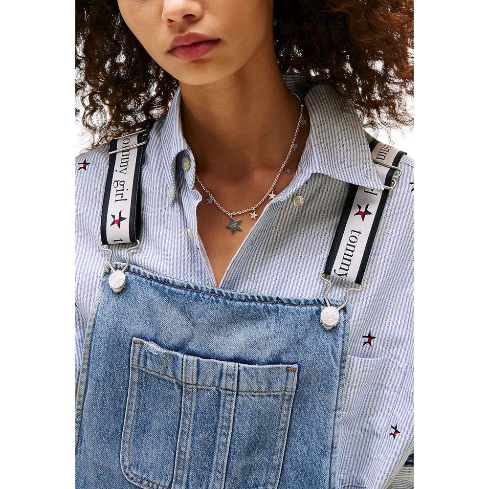 Tommy Hilfiger Jeans Blue Recycled Cotton Rompers - Zeiniez