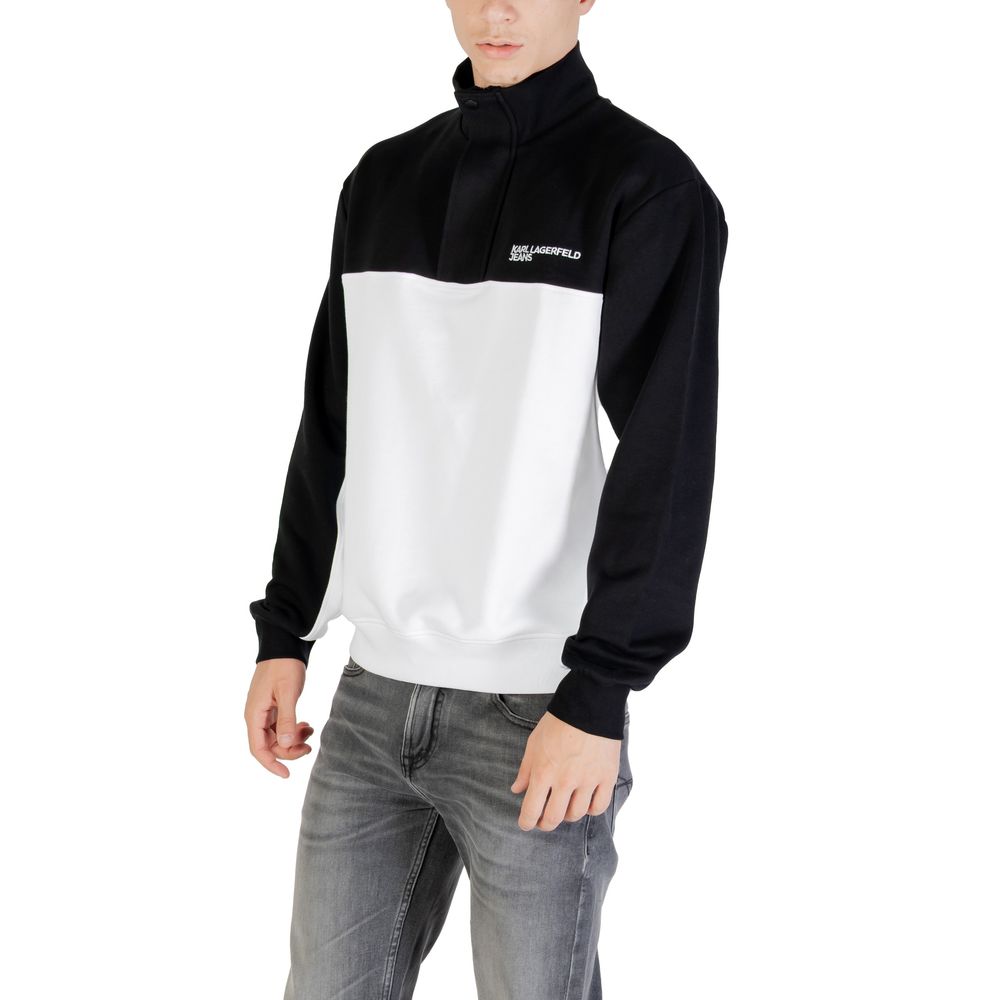 Karl Lagerfeld Black And White Horn Sweatshirt