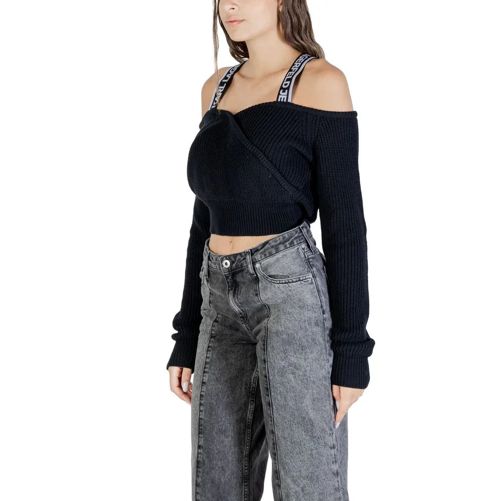 Karl Lagerfeld Black Cotton Sweatshirt - Zeiniez