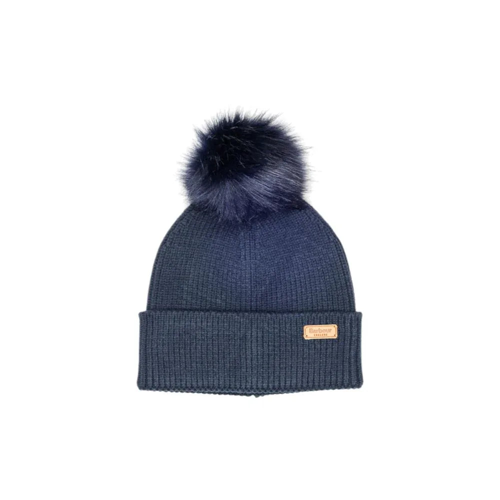 Barbour Blue Viscose Beanie - Zeiniez