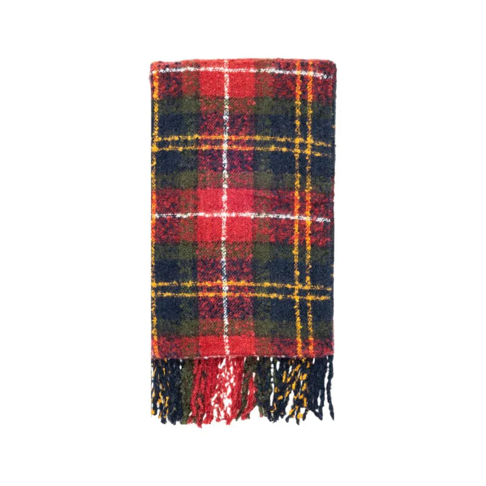 Barbour Bordeaux Polyester Scarf - Zeiniez
