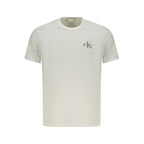 Calvin Klein White Cotton Men T-Shirt - Zeiniez