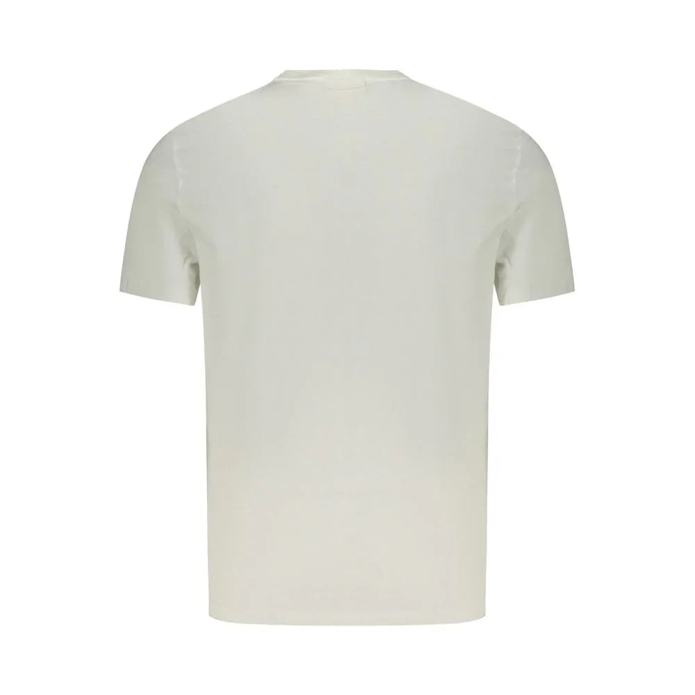 Calvin Klein White Cotton Men T-Shirt - Zeiniez