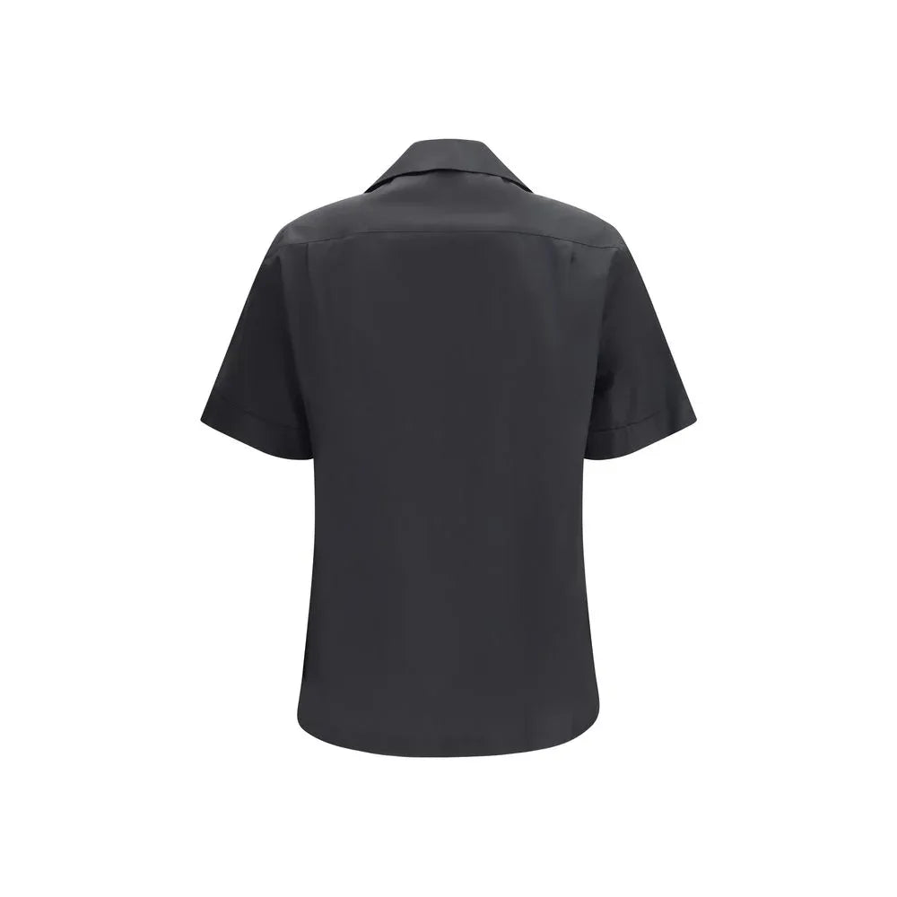 Dolce & Gabbana Black Cotton Shortsleeve Shirt - Zeiniez