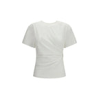 PINKO White Cotton T-Shirt - Zeiniez