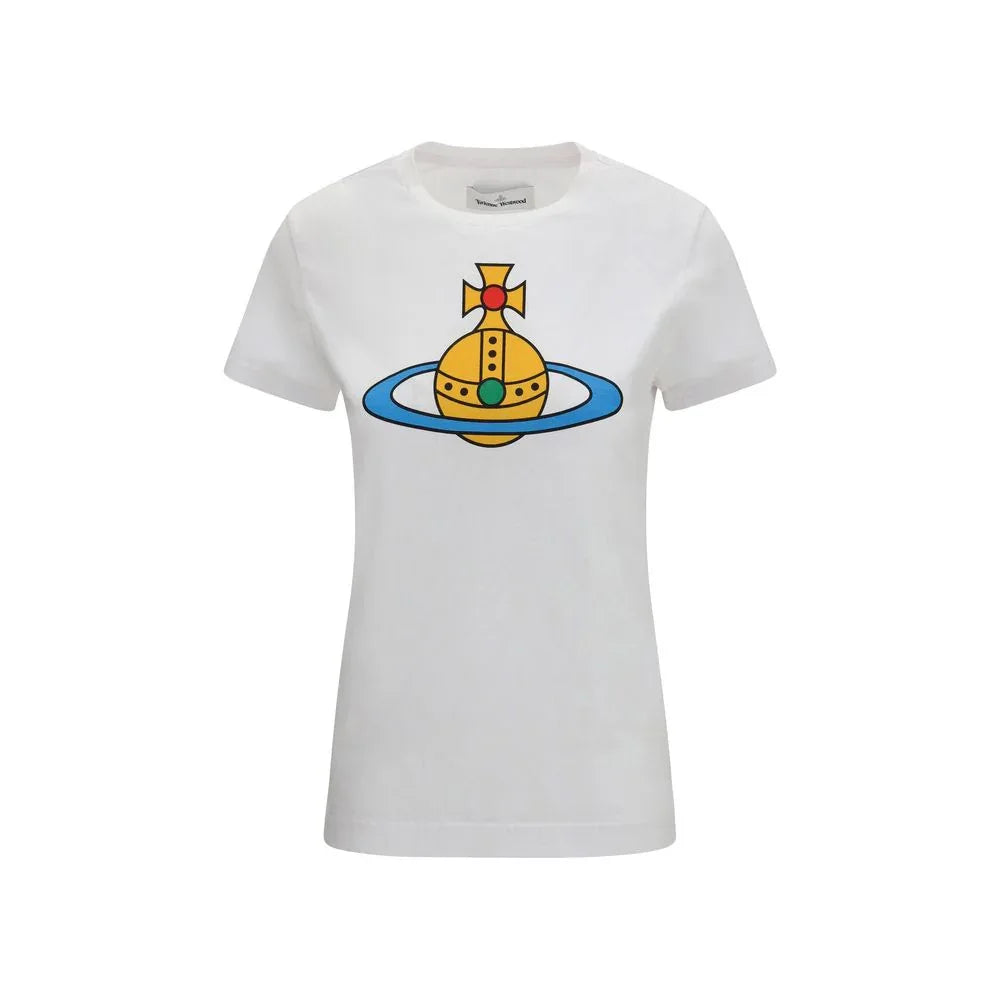 Vivienne Westwood White Cotton T-Shirt - Zeiniez