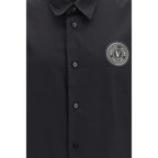 Versace Jeans Black Cotton Dress Shirt - Zeiniez