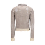 Diesel Gray Cotton Sweatshirt