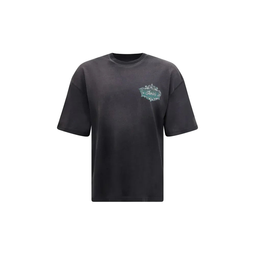 Amiri Black Cotton T-Shirt - Zeiniez