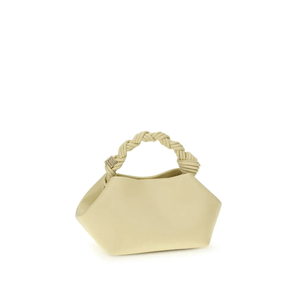 Ganni Bicolor Recycled Leather Handbag - Zeiniez