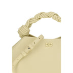 Ganni Bicolor Recycled Leather Handbag - Zeiniez