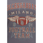 Dolce & Gabbana Gray Cotton Top