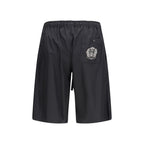 Dolce & Gabbana Black Cotton Bermuda Shorts