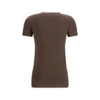 Brunello Cucinelli Brown Cotton T-Shirt