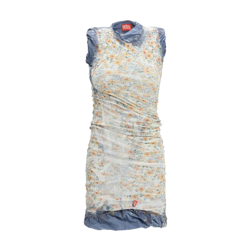 Diesel Multicolor Cotton Casual Dress - Zeiniez