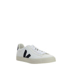 Veja White Calf Leather Bos Taurus Low Top Sneakers