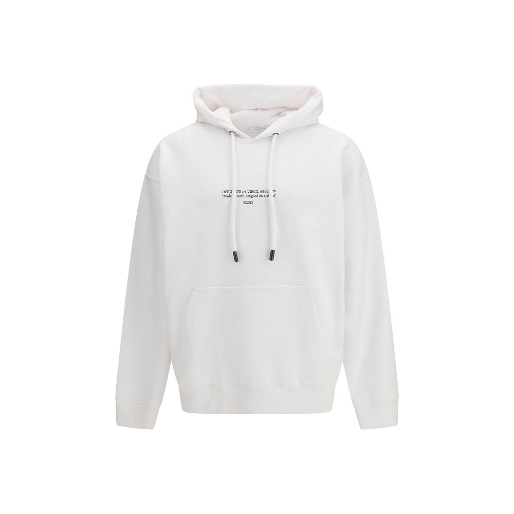 Off-White White Cotton Sweatshirt