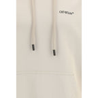 Off-White Beige Cotton Sweatshirt
