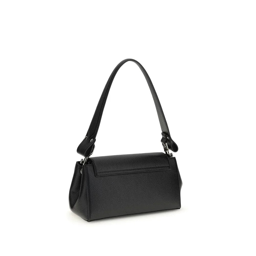 Vivienne Westwood Black Calf Leather Bos Taurus Shoulder Bag - Zeiniez