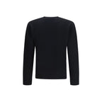 Valentino Black Fleece Wool Sweatshirt