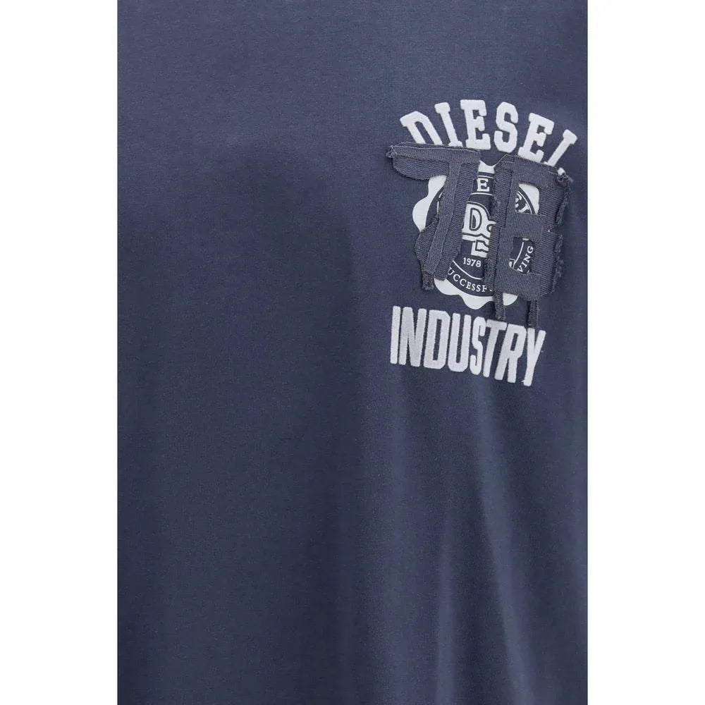 Diesel Blue Cotton Sportswear - Zeiniez