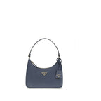 Prada Blue Recycled Polyamide Shoulder Bag