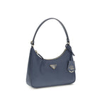 Prada Blue Recycled Polyamide Shoulder Bag