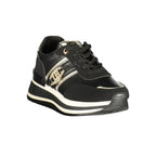 Laura Biagiotti Black Polyurethane Women Sneaker