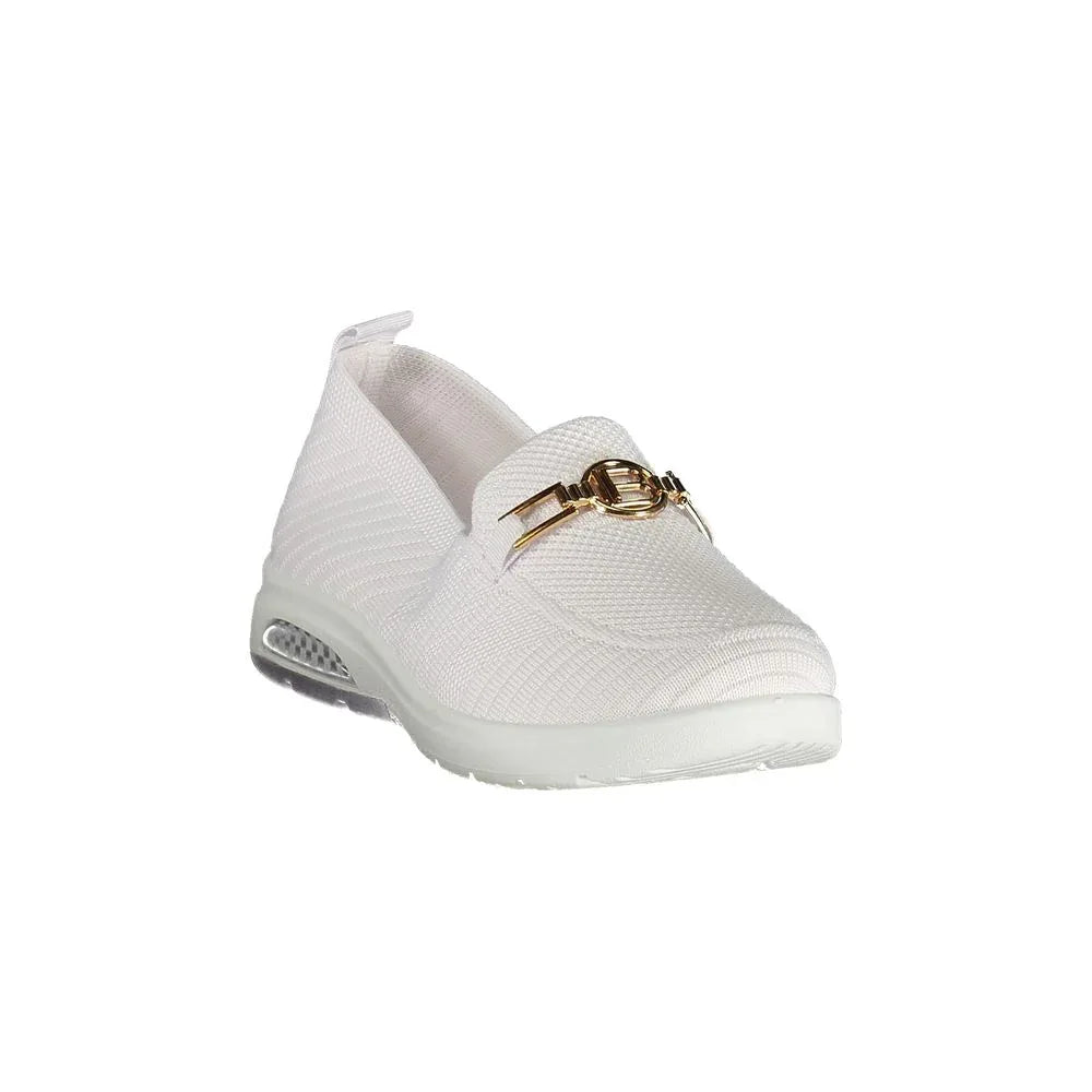 Laura Biagiotti Bianco Polyester Women Classic Shoe - Zeiniez