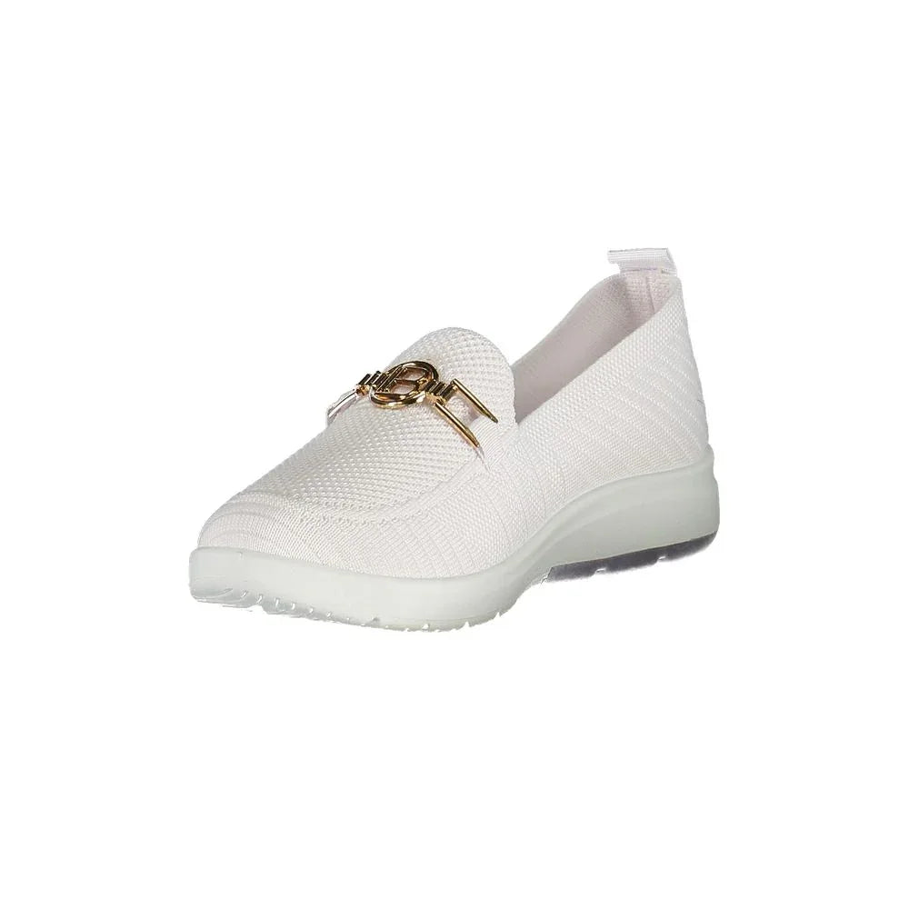 Laura Biagiotti Bianco Polyester Women Classic Shoe - Zeiniez