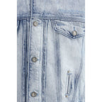 Diesel Blue Cotton Denim Jacket