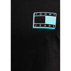 Tommy Hilfiger Jeans Black Recycled Cotton T-Shirt - Zeiniez