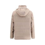 Brunello Cucinelli Beige Cashmere Full-Length Jacket