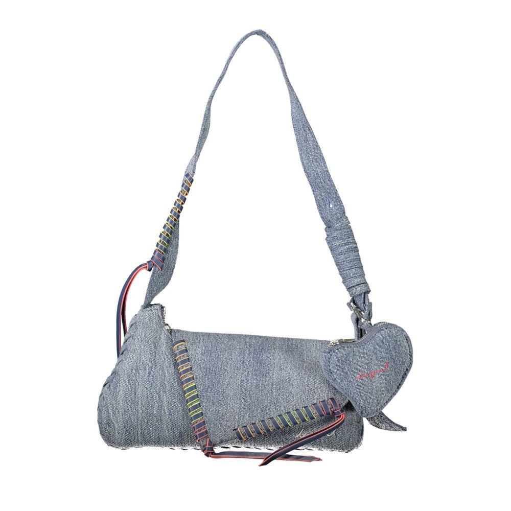 Desigual Azzurro Cotton Women Shoulder Bag - Zeiniez
