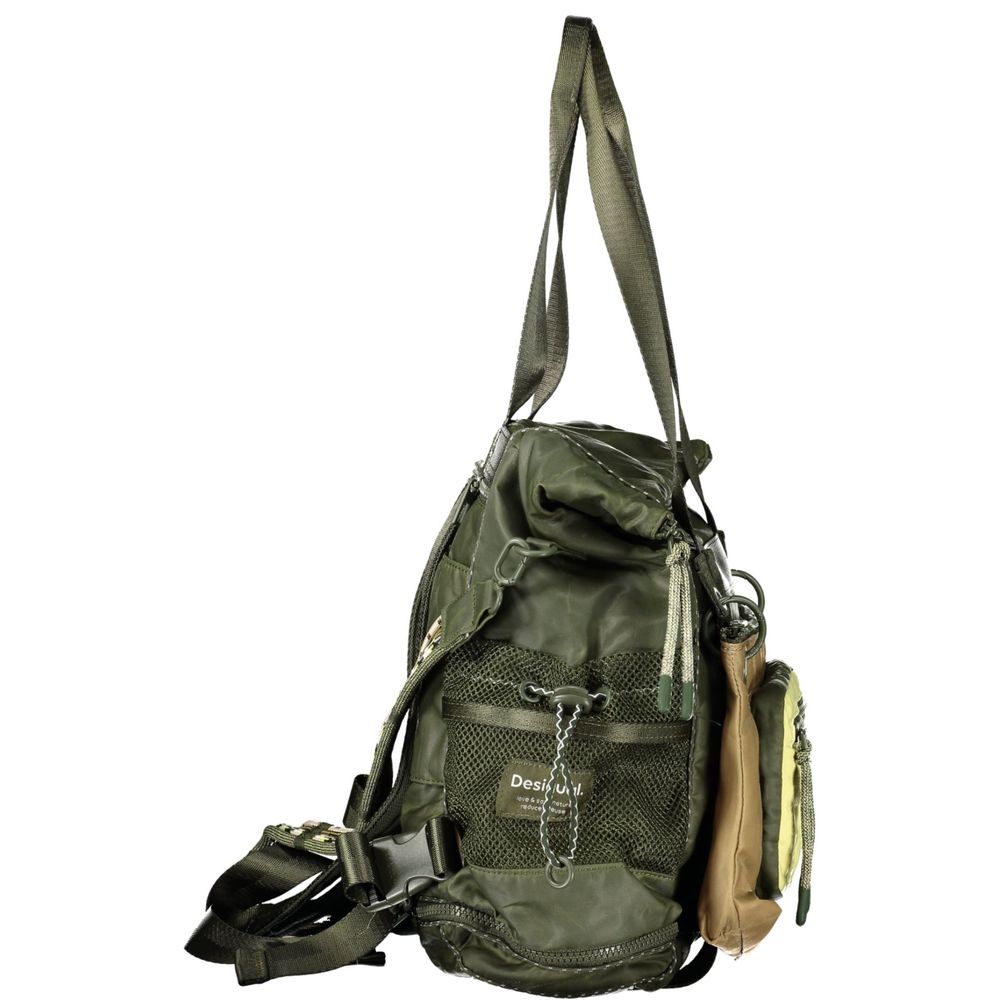Desigual Verde Polyester Woman Backpack