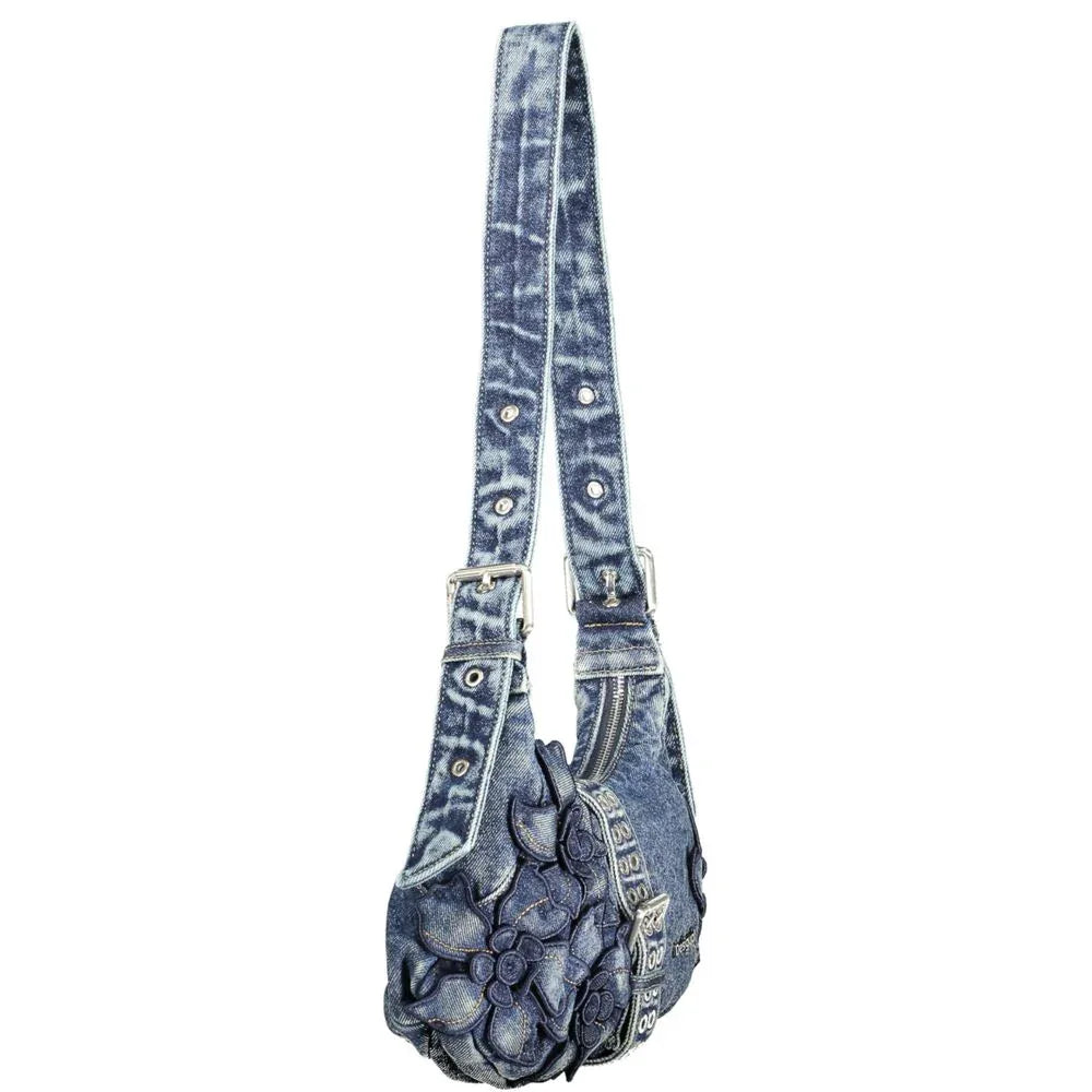 Desigual Blue Cotton Women's Shoulder Bag - Zeiniez